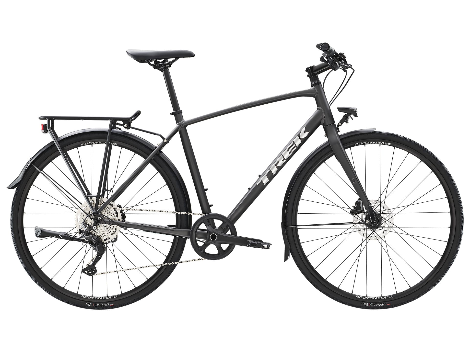 Matte black best sale hybrid bike