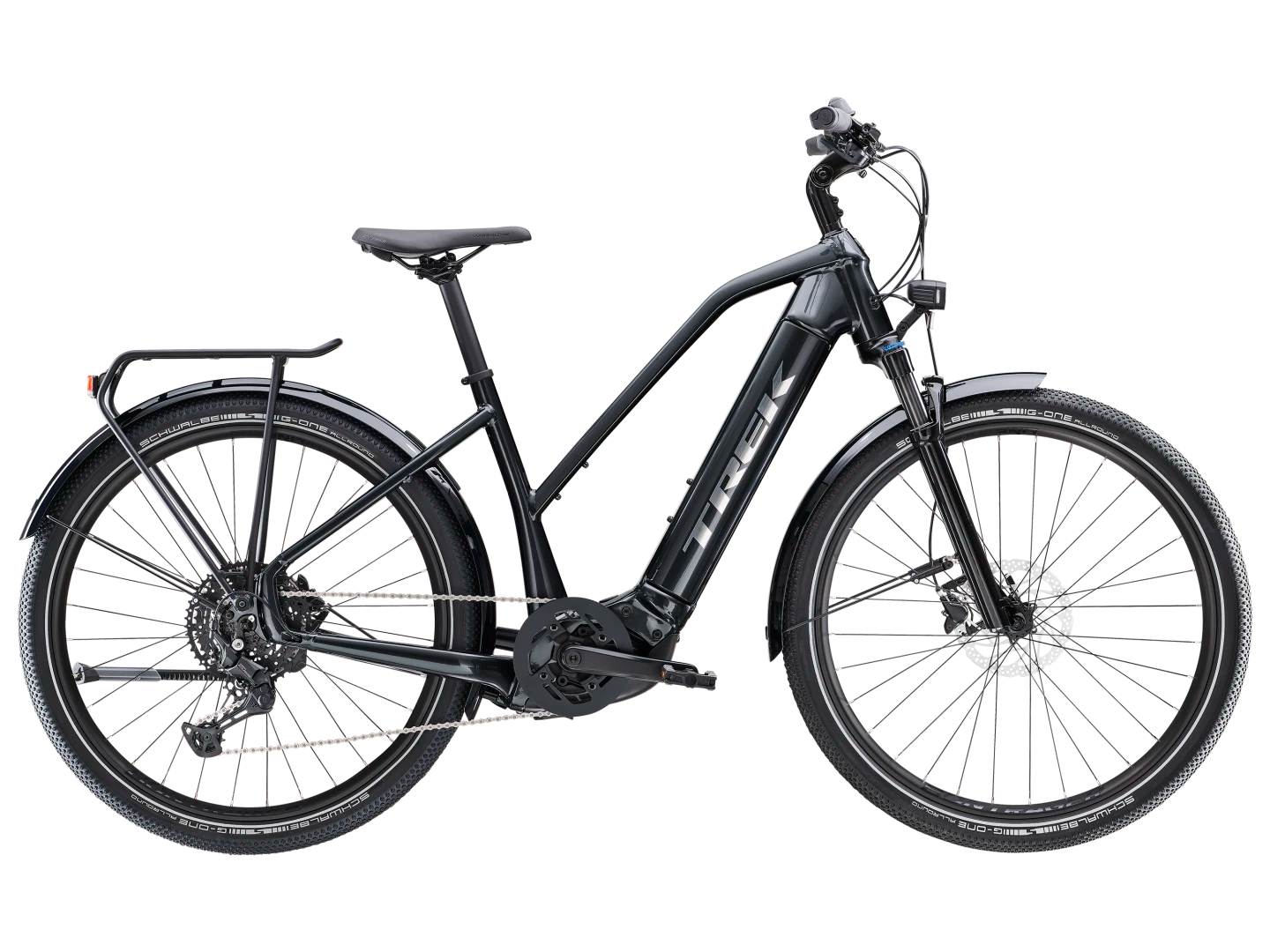 TREK ALLANT 7 STAGGER GEN 2 ELECTRIC HYBRID BIKE 2025 LITHIUM GREY