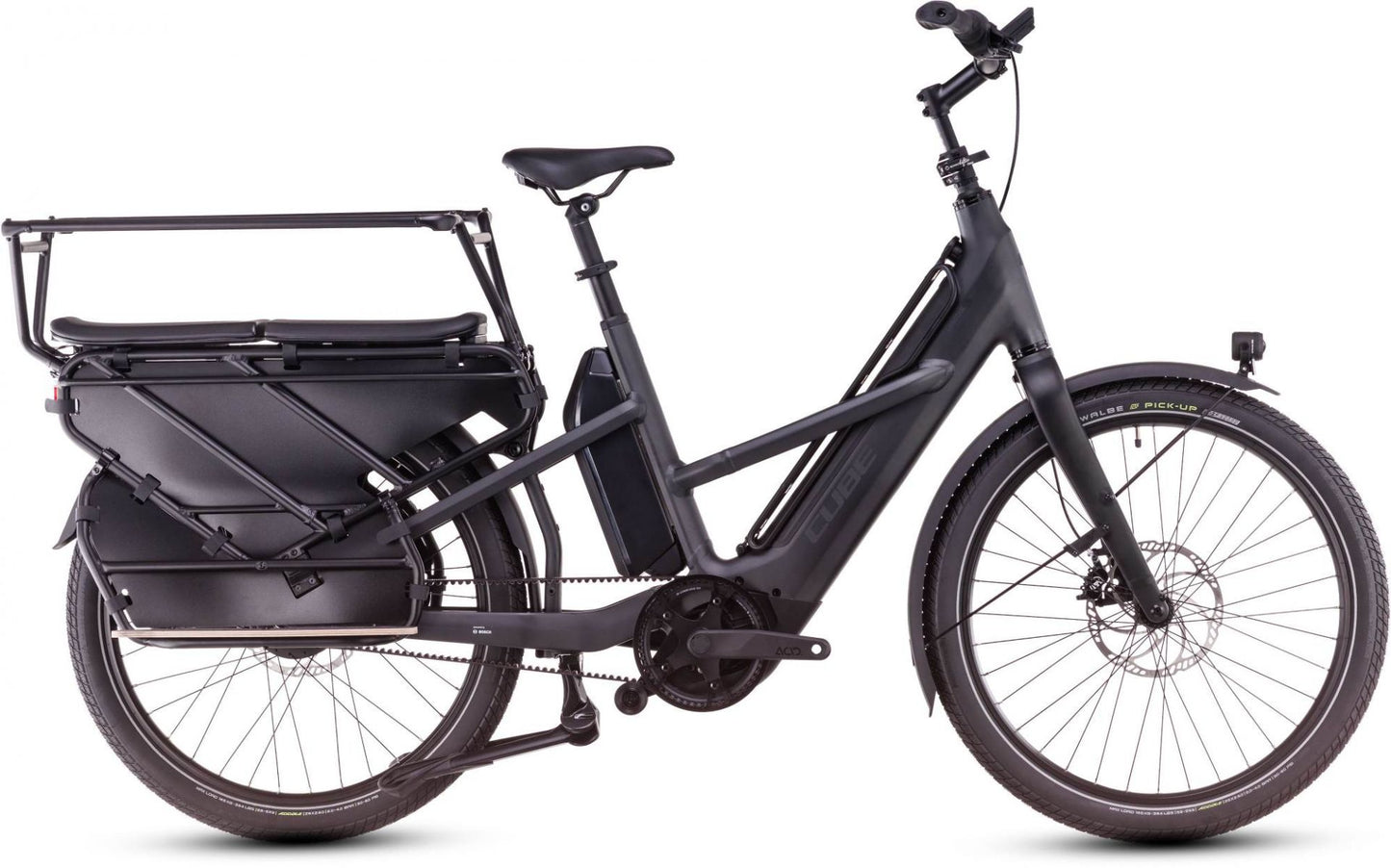 CUBE LONGTAIL FAMILY HYBRID 725 URBAN eBIKE 2025 GREY' N 'REFLEX