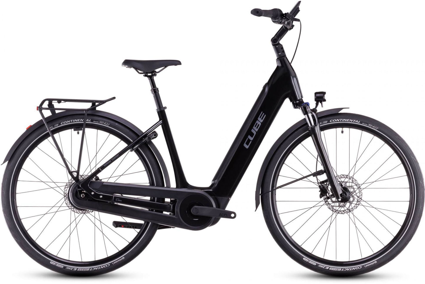 CUBE SUPREME HYBRID COMFORT PRO 500 URBAN eBIKE 2025 GREY' N 'LUNAR