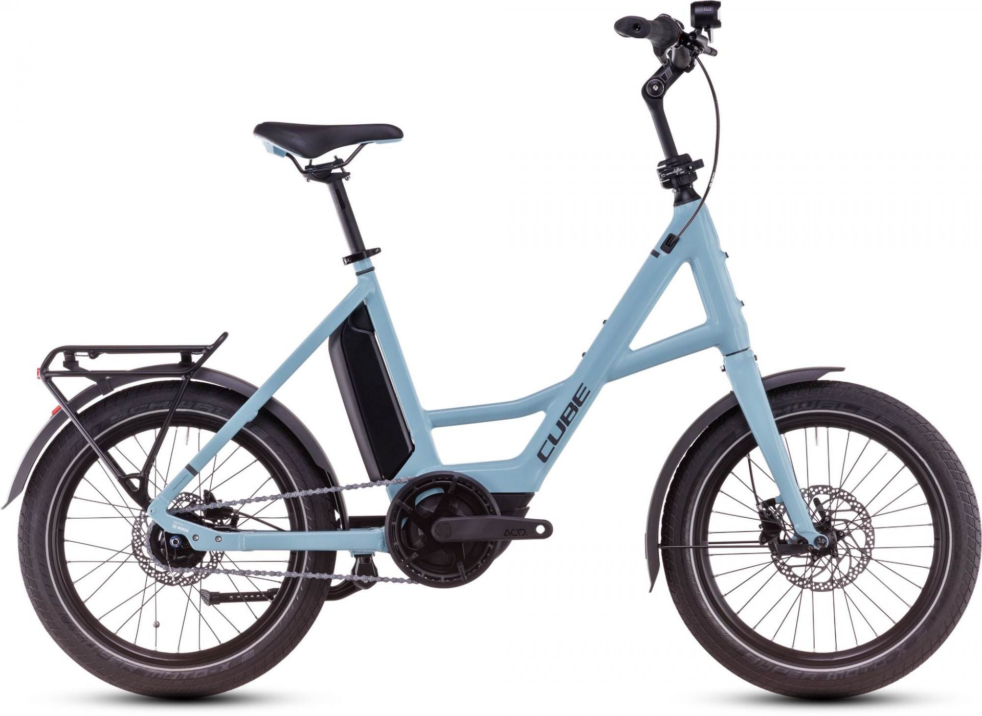 CUBE COMPACT HYBRID COMFORT 500 URBAN eBIKE 2025 ARUBABLUE' N 'REFLEX