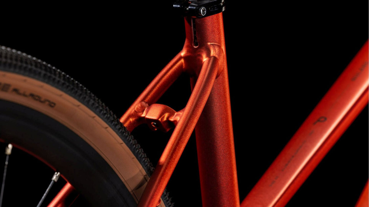 CUBE NULANE PRO LADY GRAVEL BIKE 2025 FIREORANGE' N 'BLACK