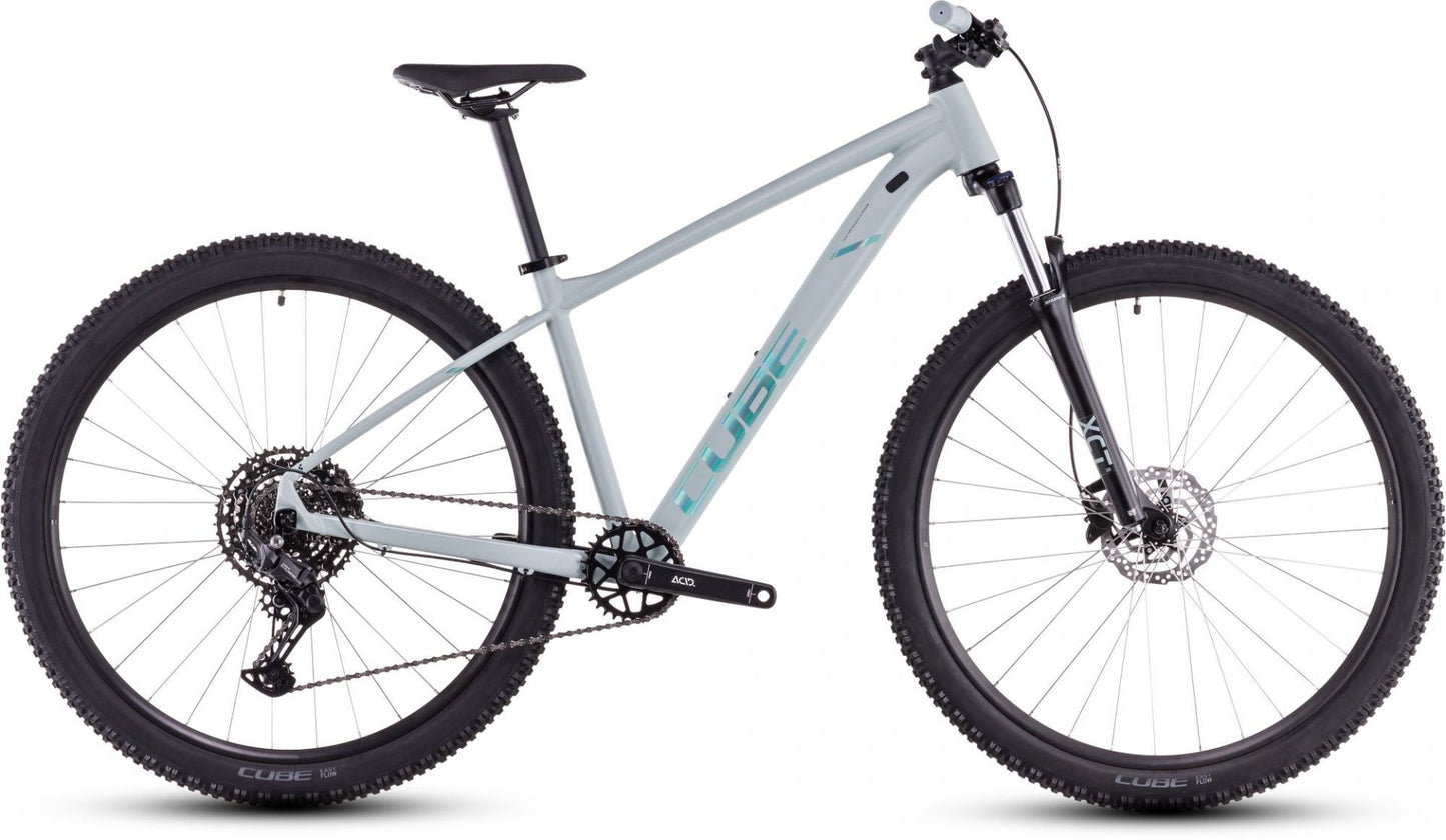 CUBE AIM RACE HARDTAIL MTB BIKE 2025 FROZENGRAPE' N 'TURMALIN