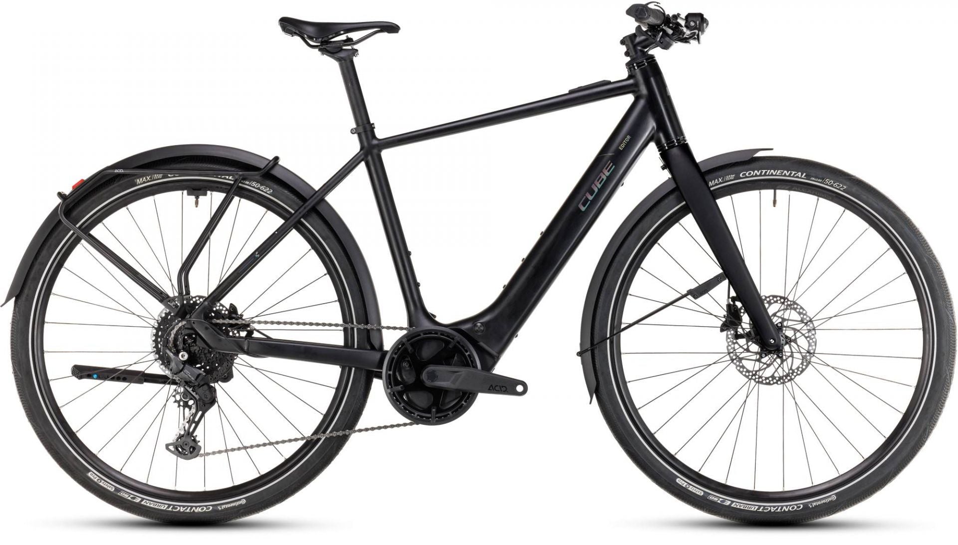 CUBE EDITOR HYBRID PRO FE 400X URBAN eBIKE 2025 BLACK 'N' SPECTRAL