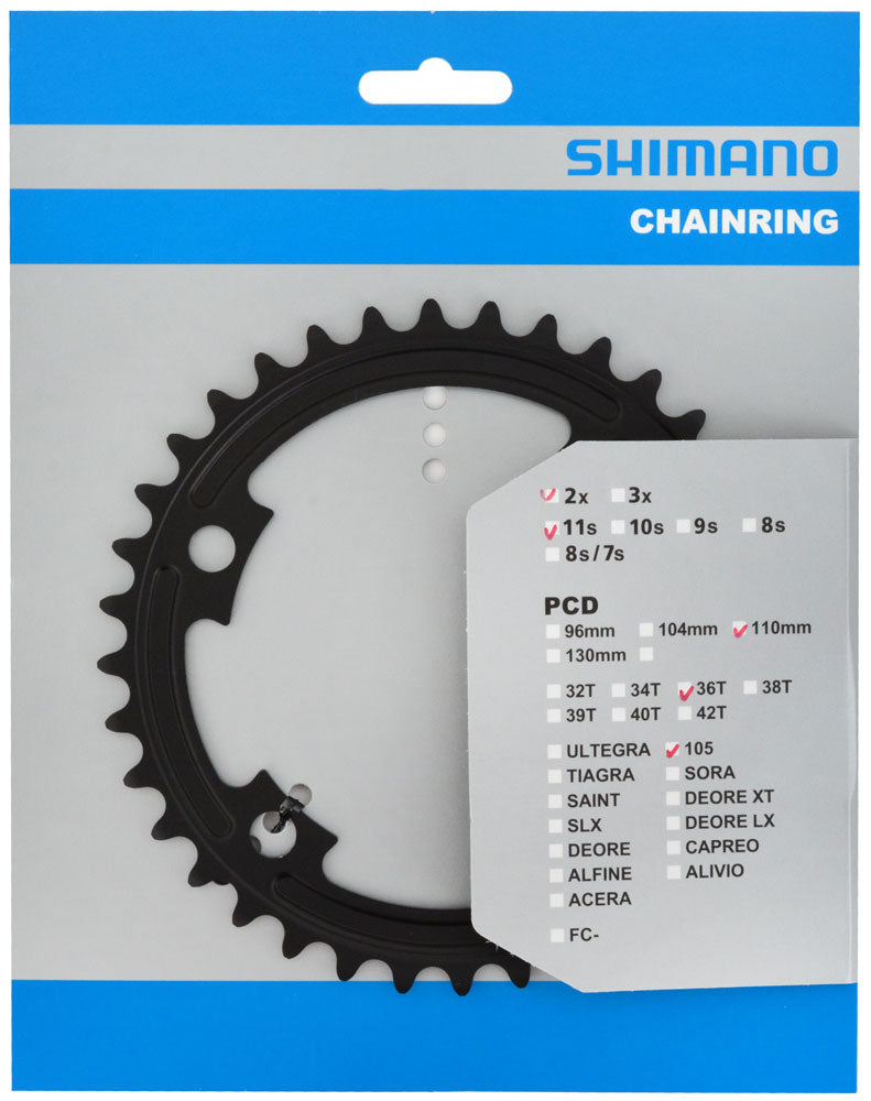 Shimano 105 FC R7000 Chainring MT for 52 36T allterraincycles