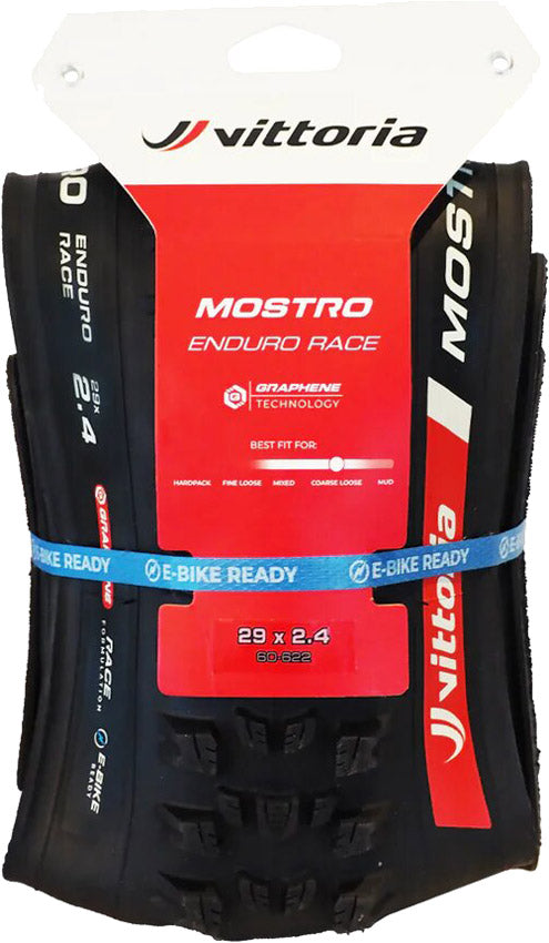 VITTORIA MOSTRO ENDURO RACE 29x2.40 TLR GRAPHENE 2.0 FOLDING TYRE