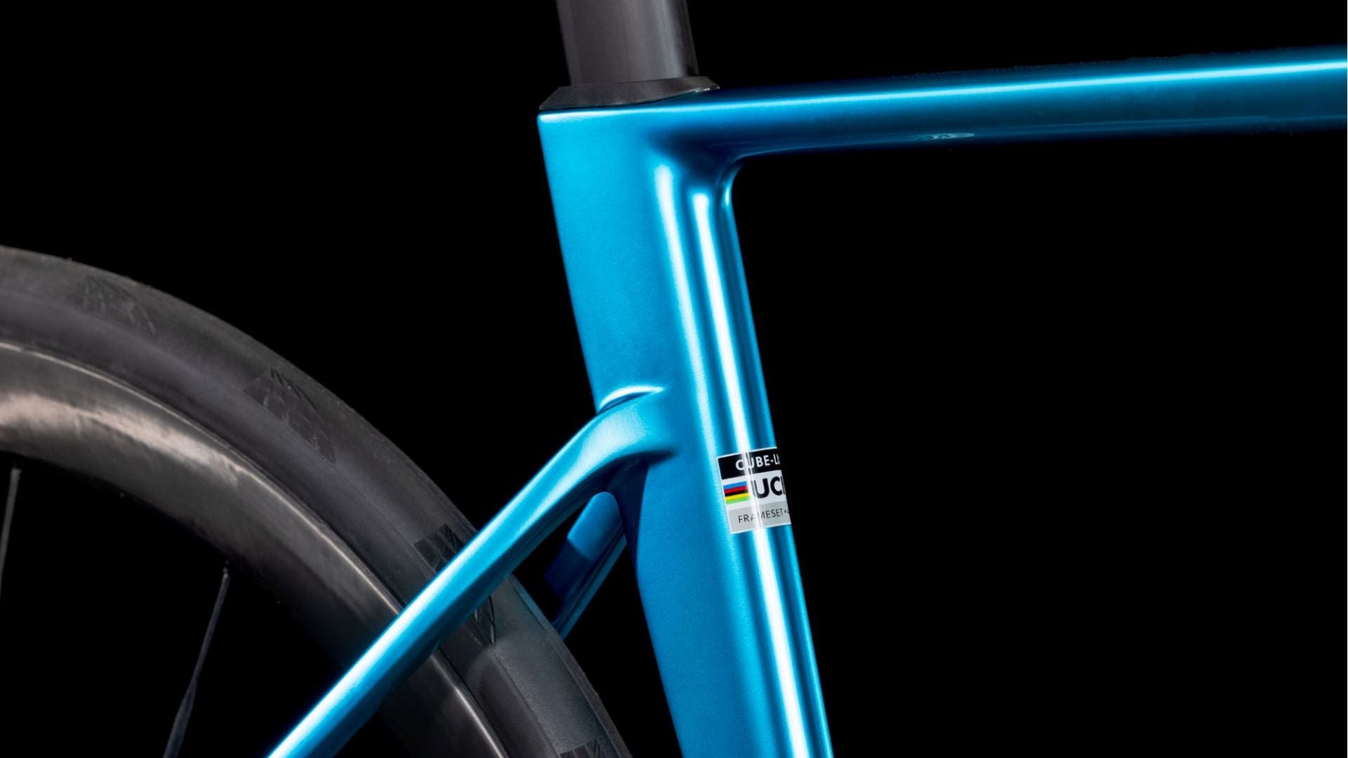 CUBE LITENING AIR C:68X SLX ROAD BIKE 2025 CHROMEBLUE' N 'CARBON