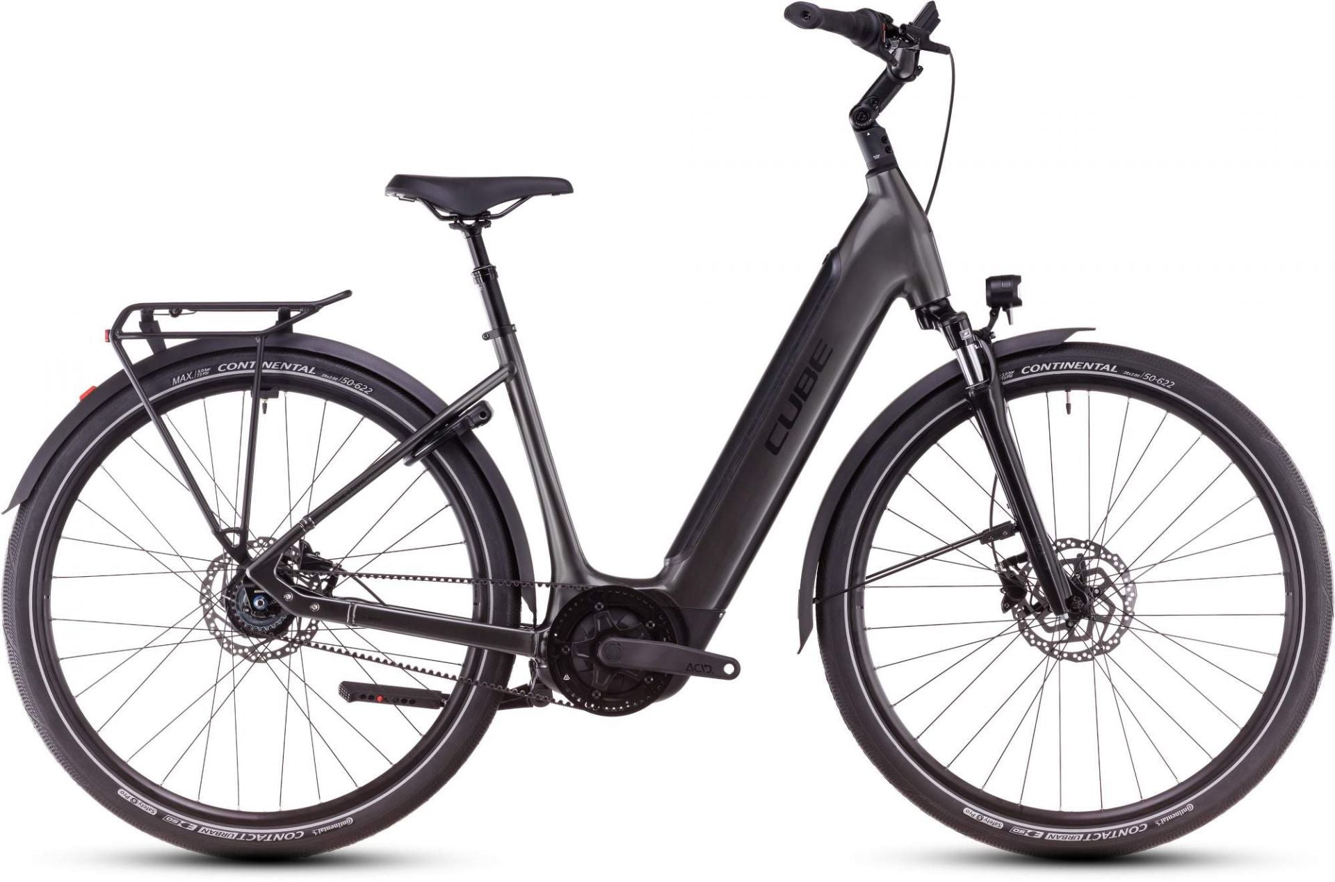 CUBE SUPREME HYBRID DELUXE ONE 625 URBAN eBIKE 2025 SLATEBLACK' N 'BLACK