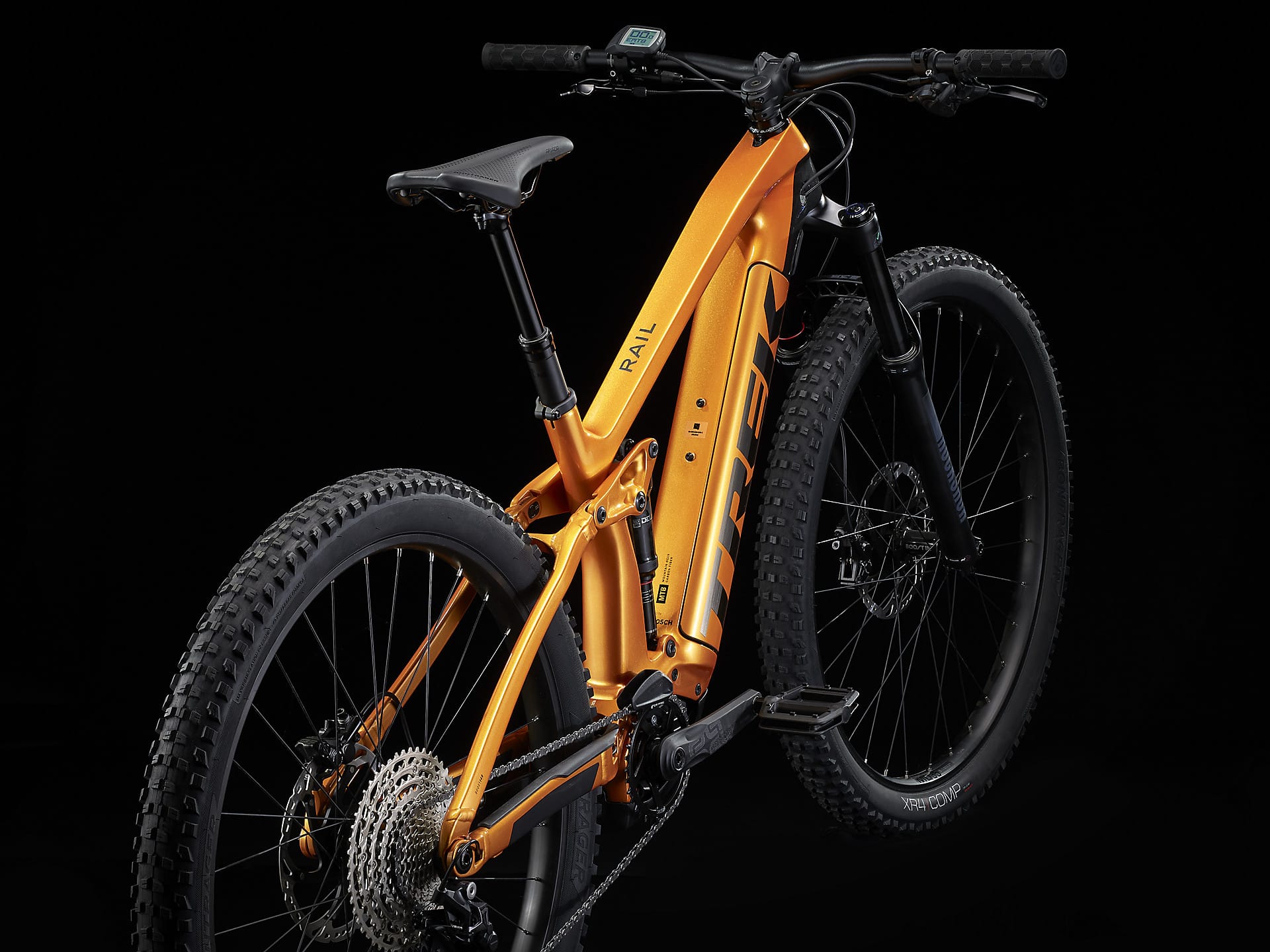 Trek e deals bike orange