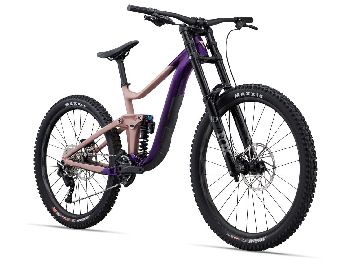 Purple store giant bike