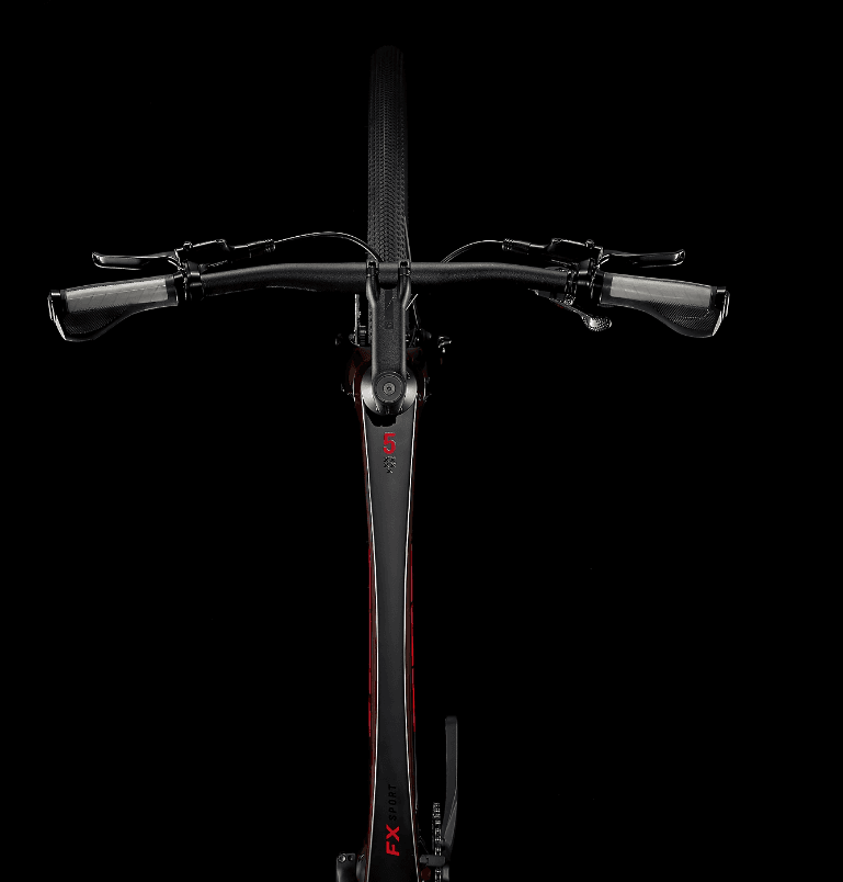 Trek Fx Sport 4 Carbon Hybrid Bike 2024 in Lithium Grey