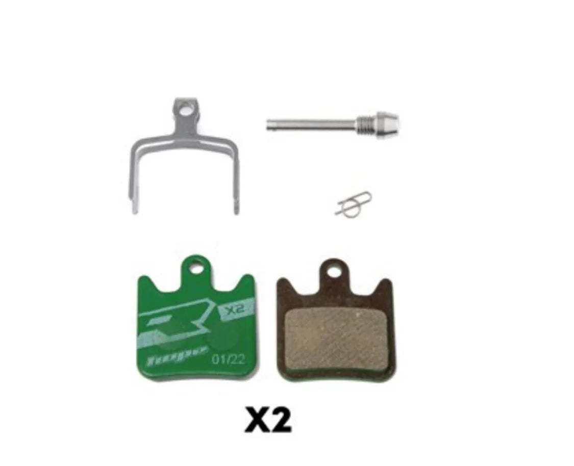 HOPE DISC BRAKE PADS. RACING COMPOUND GREEN E4, V4, X2