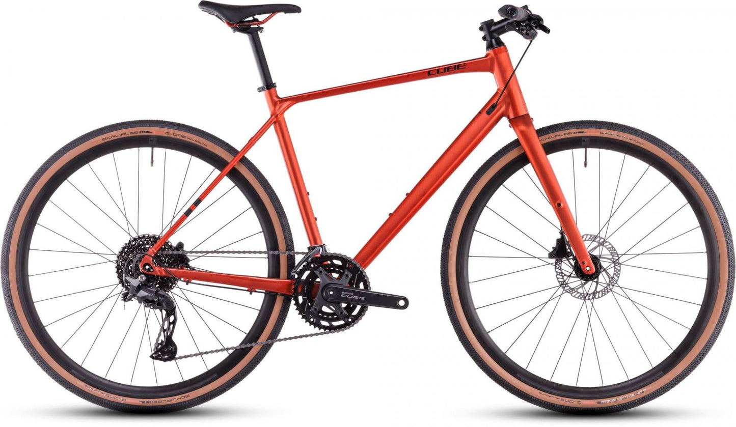 CUBE NULANE PRO GRAVEL BIKE 2025 FIREORANGE' N 'BLACK