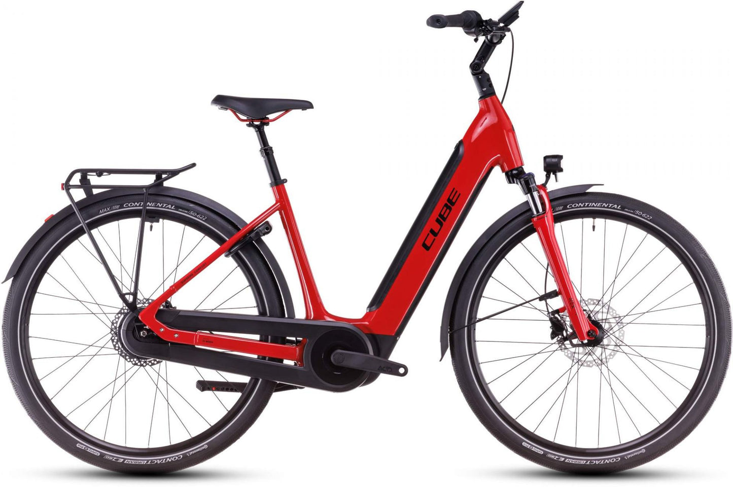 CUBE SUPREME HYBRID COMFORT PRO 500 URBAN eBIKE 2025 FIRERED' N 'BLACK