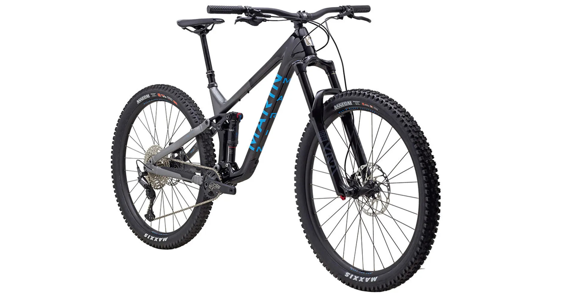 MARIN ALPINE TRAIL C1 FULL SUSPENSION MTB BIKE 2023 GLOSS BLACK/BLUE