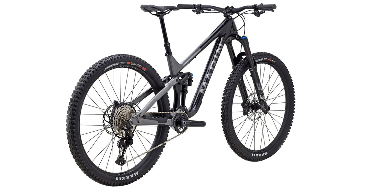 MARIN ALPINE TRAIL C2 FULL SUSPENSION MTB BIKE 2023 GLOSS BLACK/SILVER