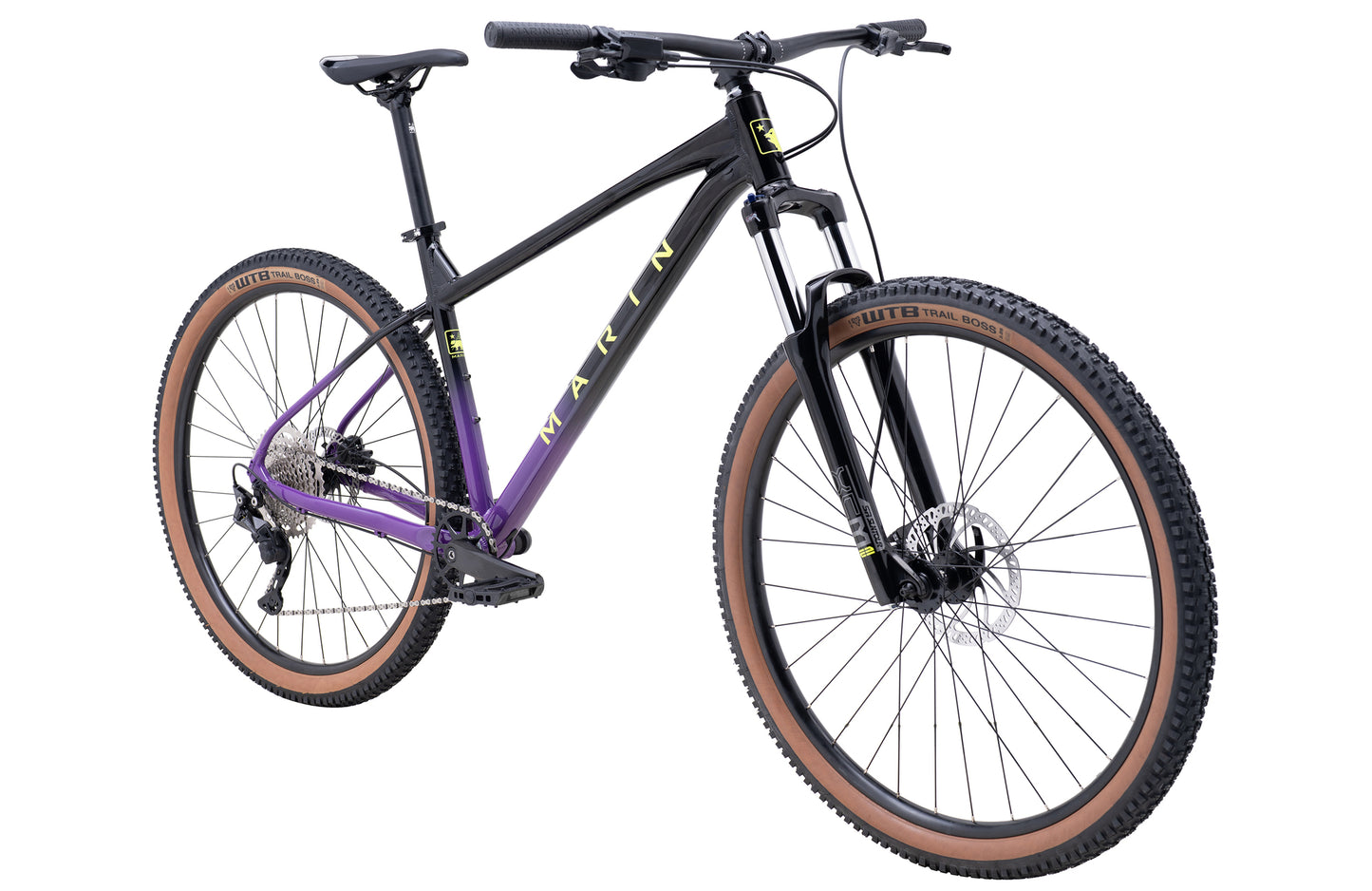 MARIN BOBCAT TRAIL 4 HARDTAIL MTB BIKE 2025 BLACK/PURPLE