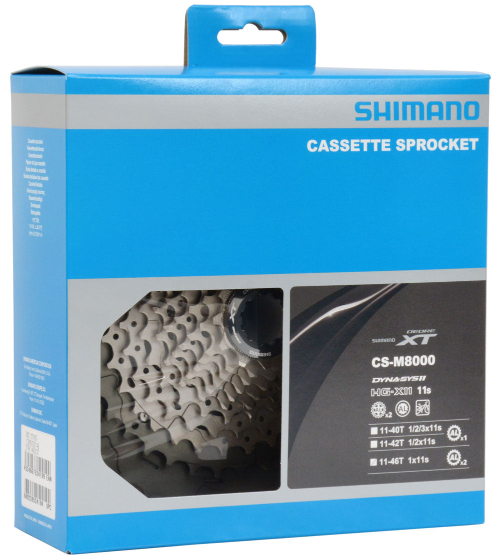 Shimano XT CS M8000 11 speed Cassette allterraincycles