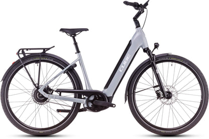 CUBE SUPREME HYBRID DELUXE SLX 625 URBAN eBIKE 2025 POLARGREY' N 'WHITE