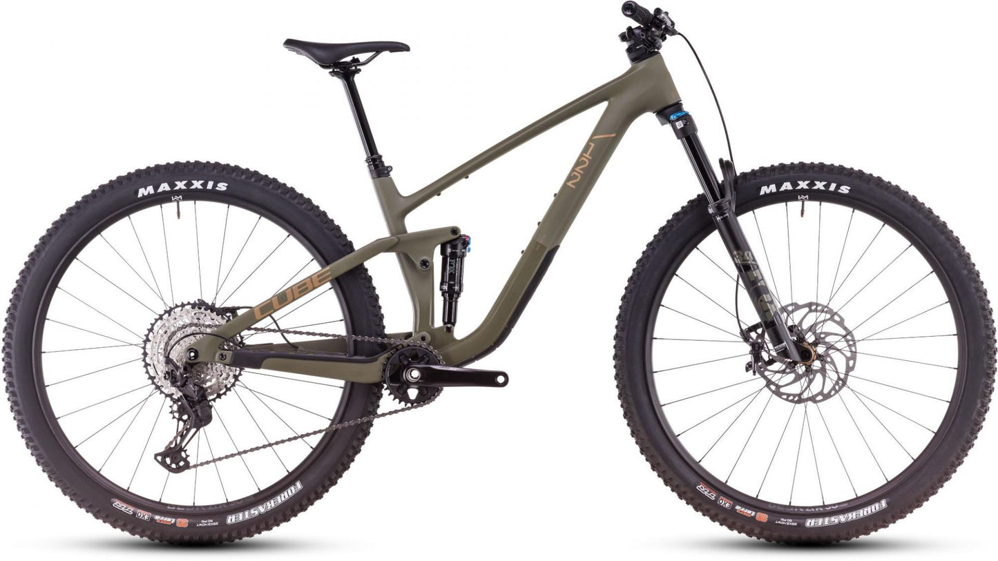 CUBE STEREO ONE22 C:62 TM 29 FS MTB BIKE 2025 DUSTOLIVE' N 'GOLD