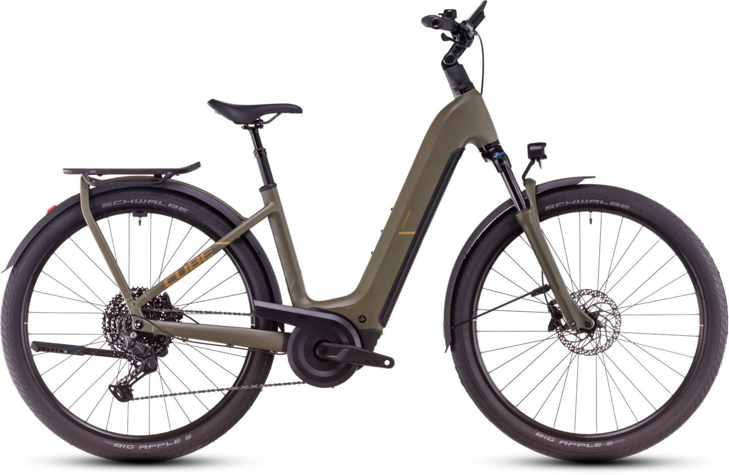 CUBE KATHMANDU HYBRID PRO 800 EASY ENTRY eBIKE 2025 DUSTYOLIVE´ N ´GOLD