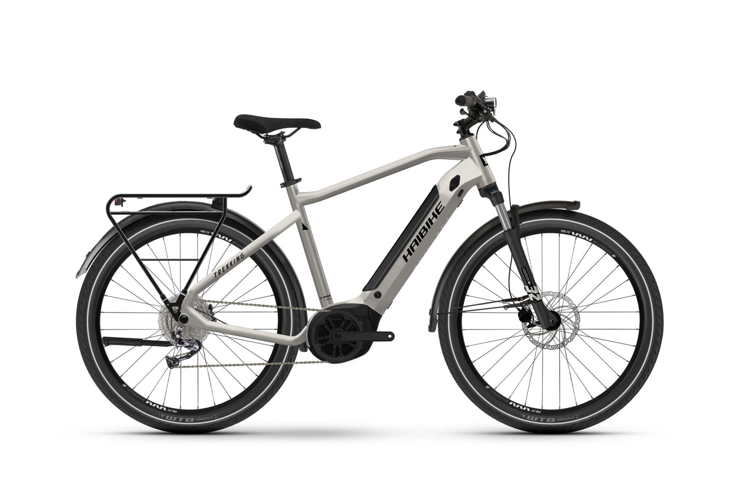 HAIBIKE TREKKING 3 HIGH eBIKE WARM GREY/BLACK GLOSS