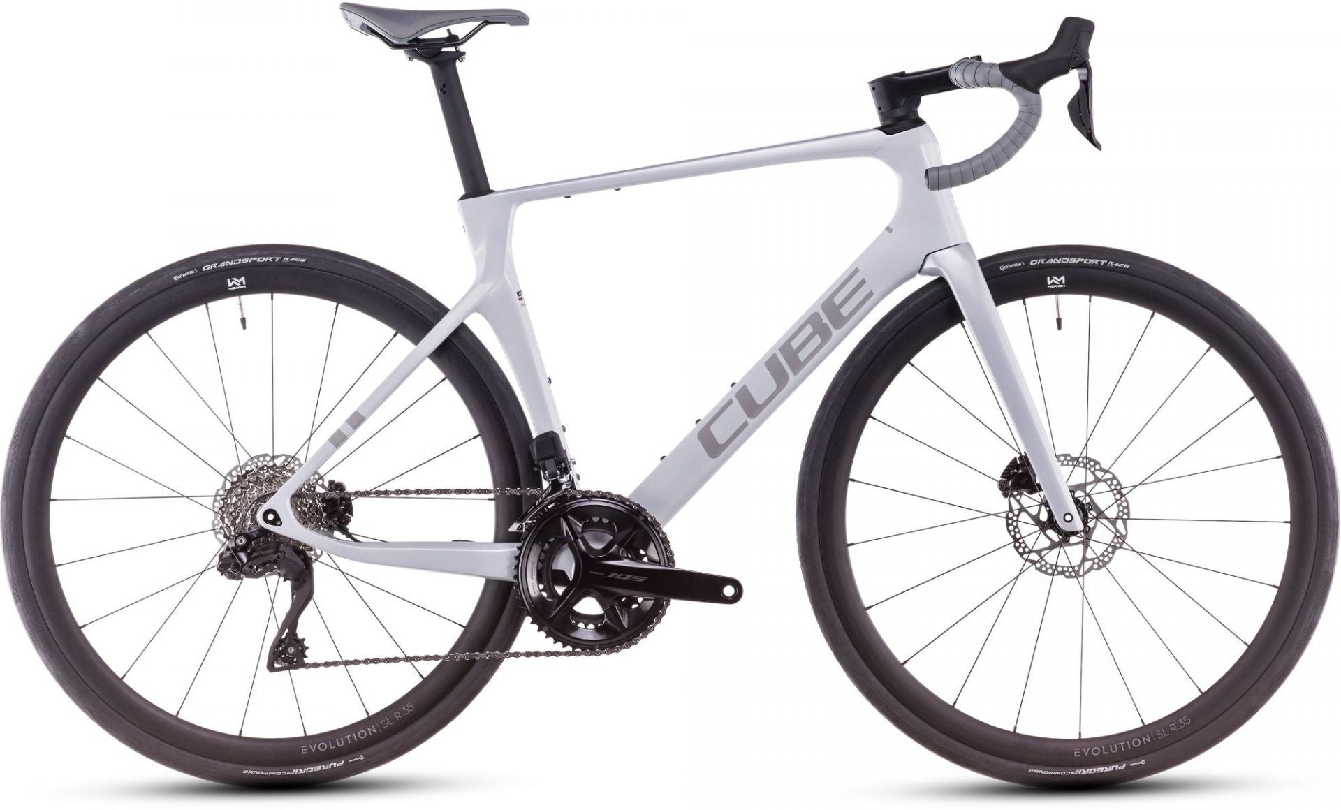 CUBE AGREE C:62 ONE ROAD BIKE 2025 FOGGREY' N 'GREY