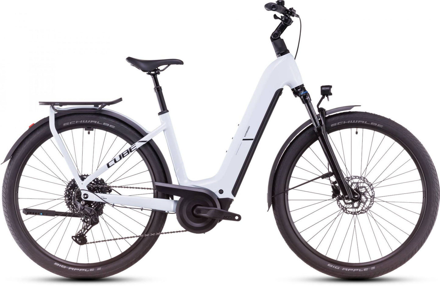 CUBE KATHMANDU HYBRID ONE 800 EASY ENTRY eBIKE 2025 POLARWHITE´ N ´BLACK