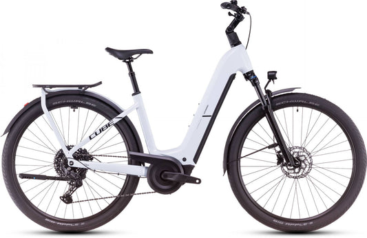 CUBE KATHMANDU HYBRID ONE 800 EASY ENTRY eBIKE 2025 POLARWHITE´ N ´BLACK