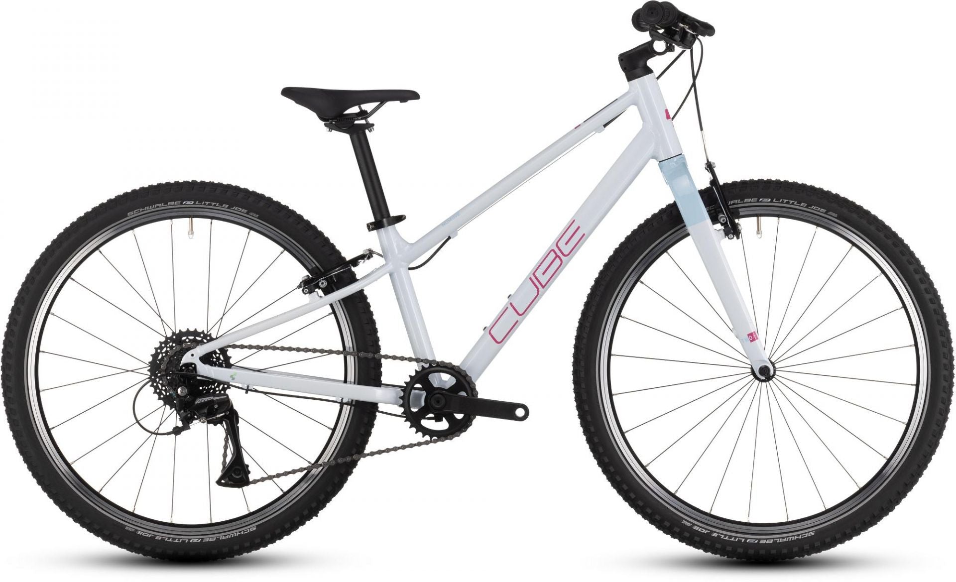 CUBE NUMOVE 240 KID'S MOUNTAIN BIKE 2025 FLASHWHITE' N 'PINK