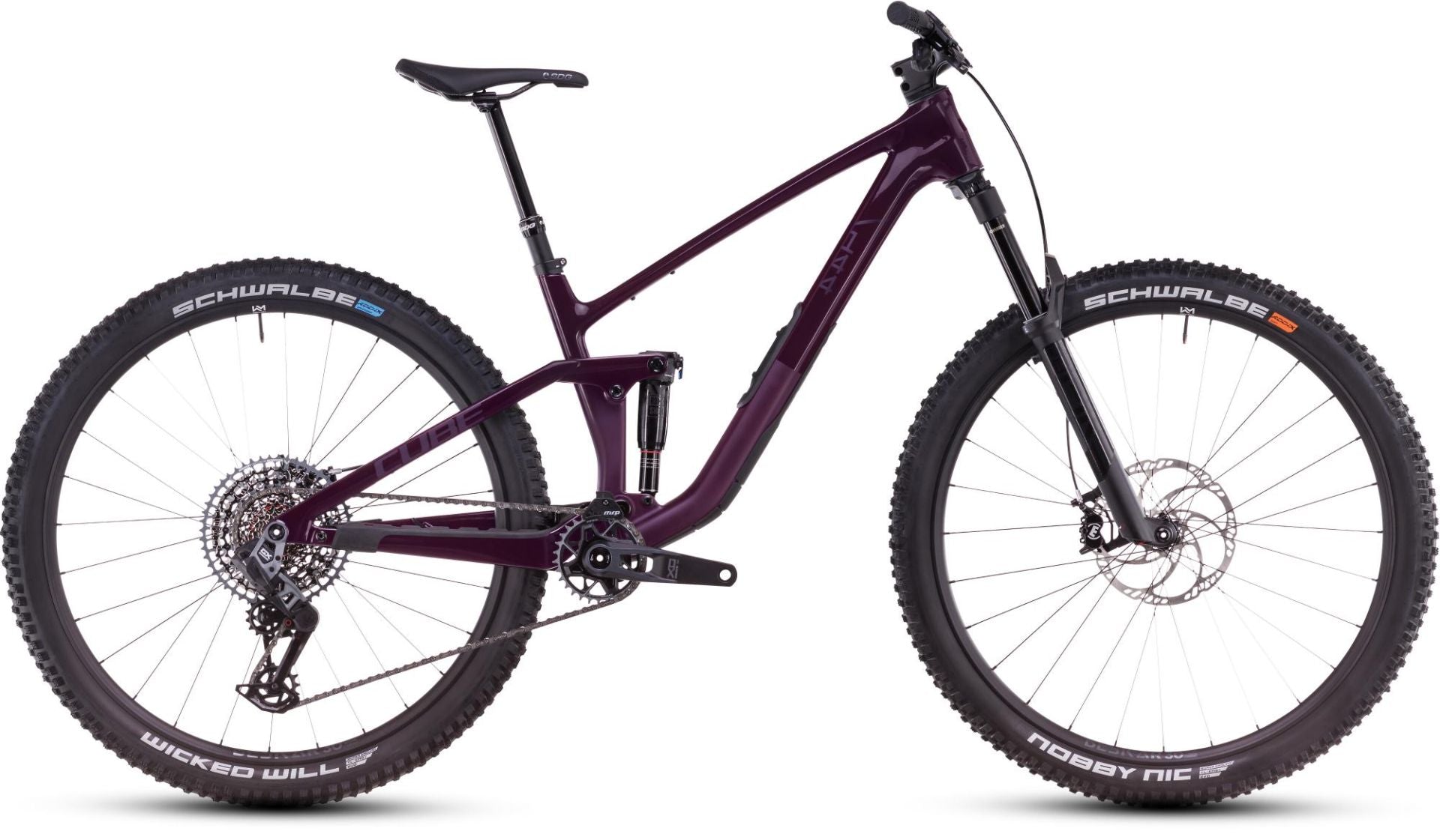 CUBE STEREO HYBRID ONE44 C:68X SLX 29 MTB BIKE 2025 LIQUIDVIOLET' N 'BLACK