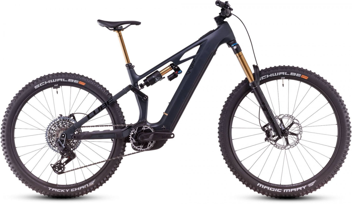 CUBE STEREO HYBRID ONE77 HPC AT 800 eMTB BIKE 2025 CARBON' N 'GOLD