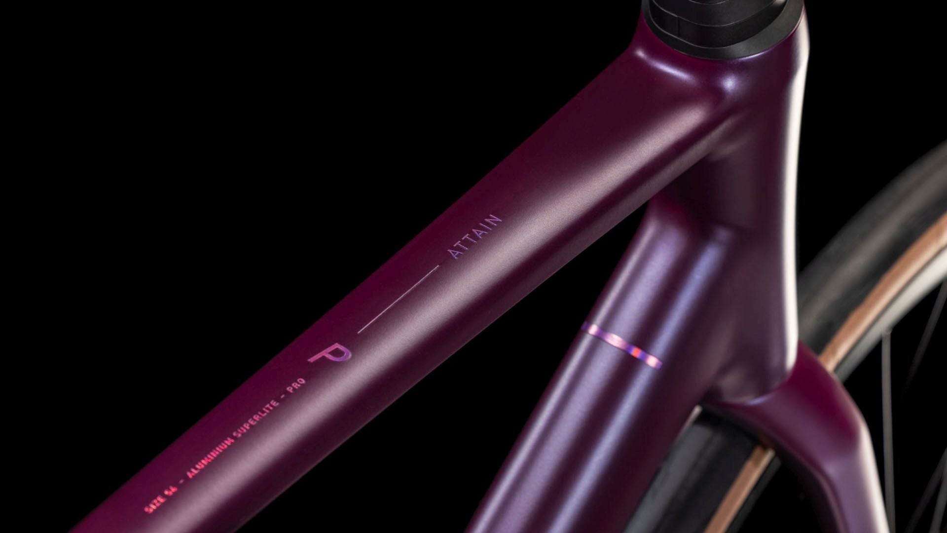 CUBE ATTAIN PRO ROAD BIKE 2025 HYPERPURPLE' N 'HELIO