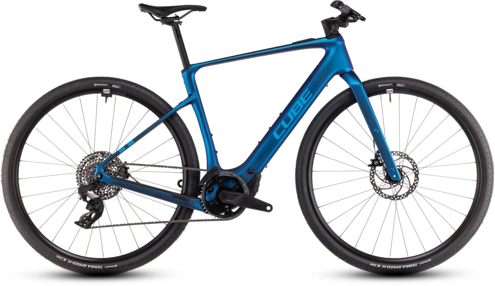 CUBE NULANE HYBRID C:62 SLX 400X GRAVEL eBIKE 2025 NEBULA' N 'BLUE