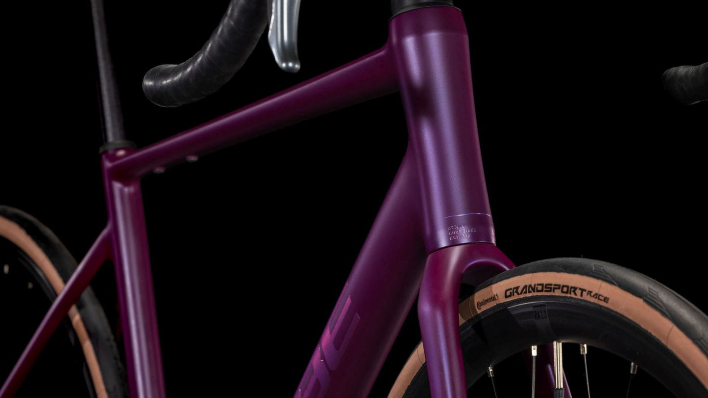 CUBE ATTAIN PRO ROAD BIKE 2025 HYPERPURPLE' N 'HELIO