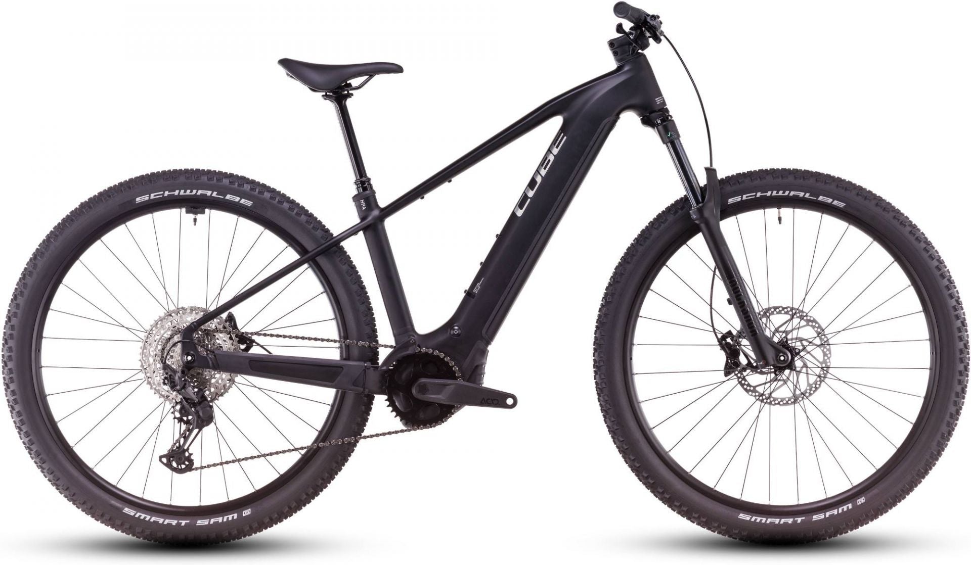 CUBE REACTION HYBRID RACE 800 eMTB BIKE 2025 BLACK' N 'METAL