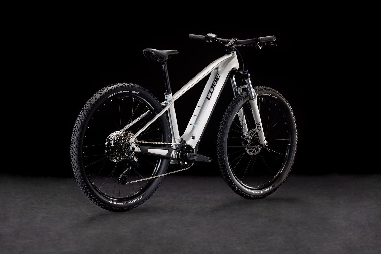 CUBE REACTION HYBRID ONE 800 eMTB BIKE 2025 SILVER' N 'BLACK