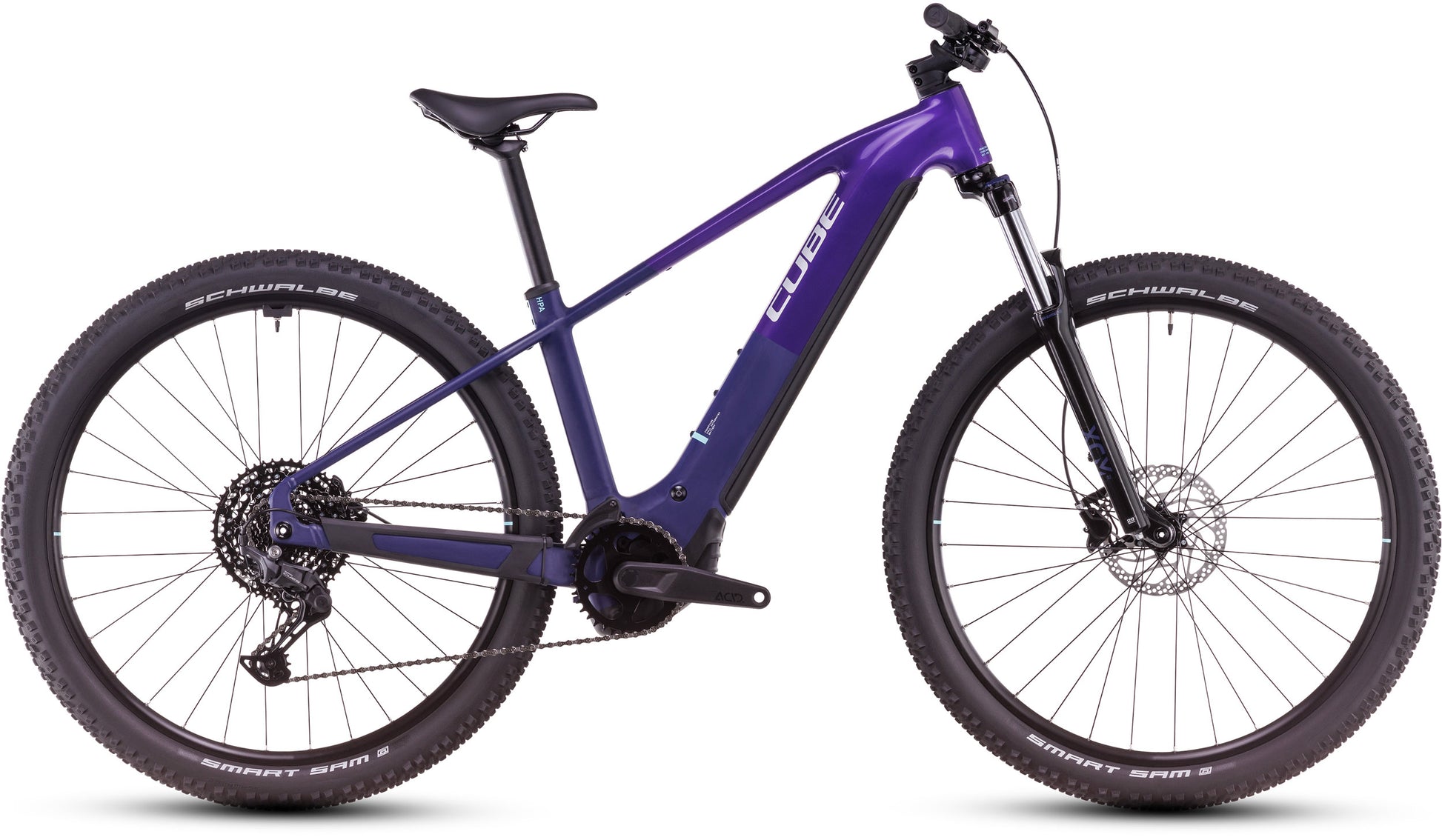 CUBE REACTION HYBRID ONE 600 eMTB BIKE 2025 ORCHID' N 'MINT