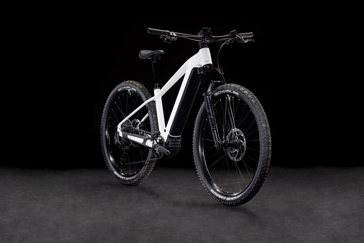 CUBE REACTION HYBRID SLT 800 eMTB BIKE 2025 METALLICWHITE' N 'BLACK