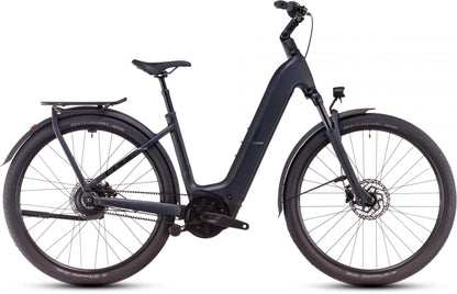 CUBE KATHMANDU HYBRID COMFORT PRO EASY ENTRY 800 eBIKE 2025 NIGHT´ N ´CHROME