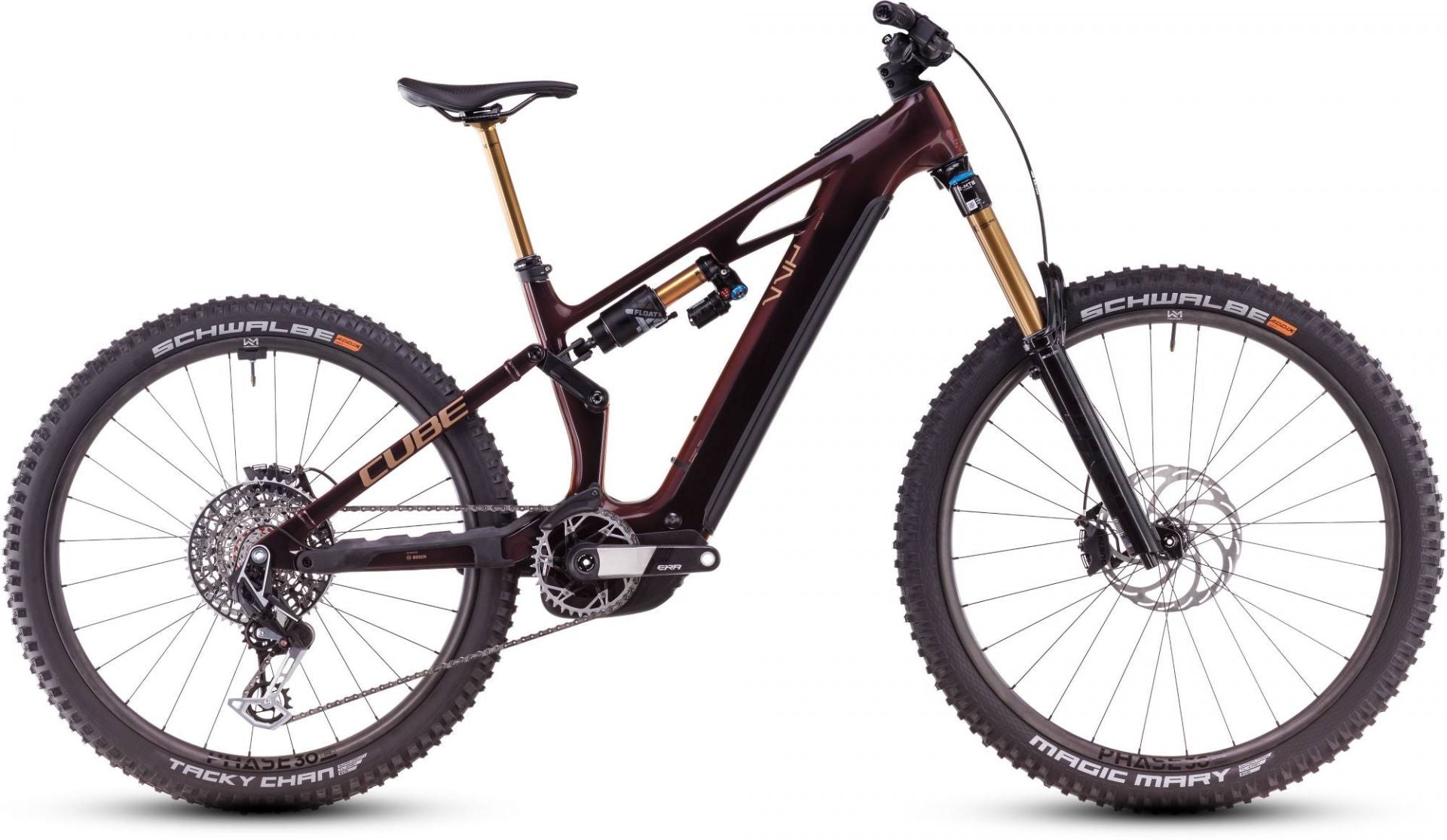 CUBE STEREO HYBRID ONE77 HPC SLT 800 eMTB BIKE 2025 SOLARECLIPSE' N 'BRONZE