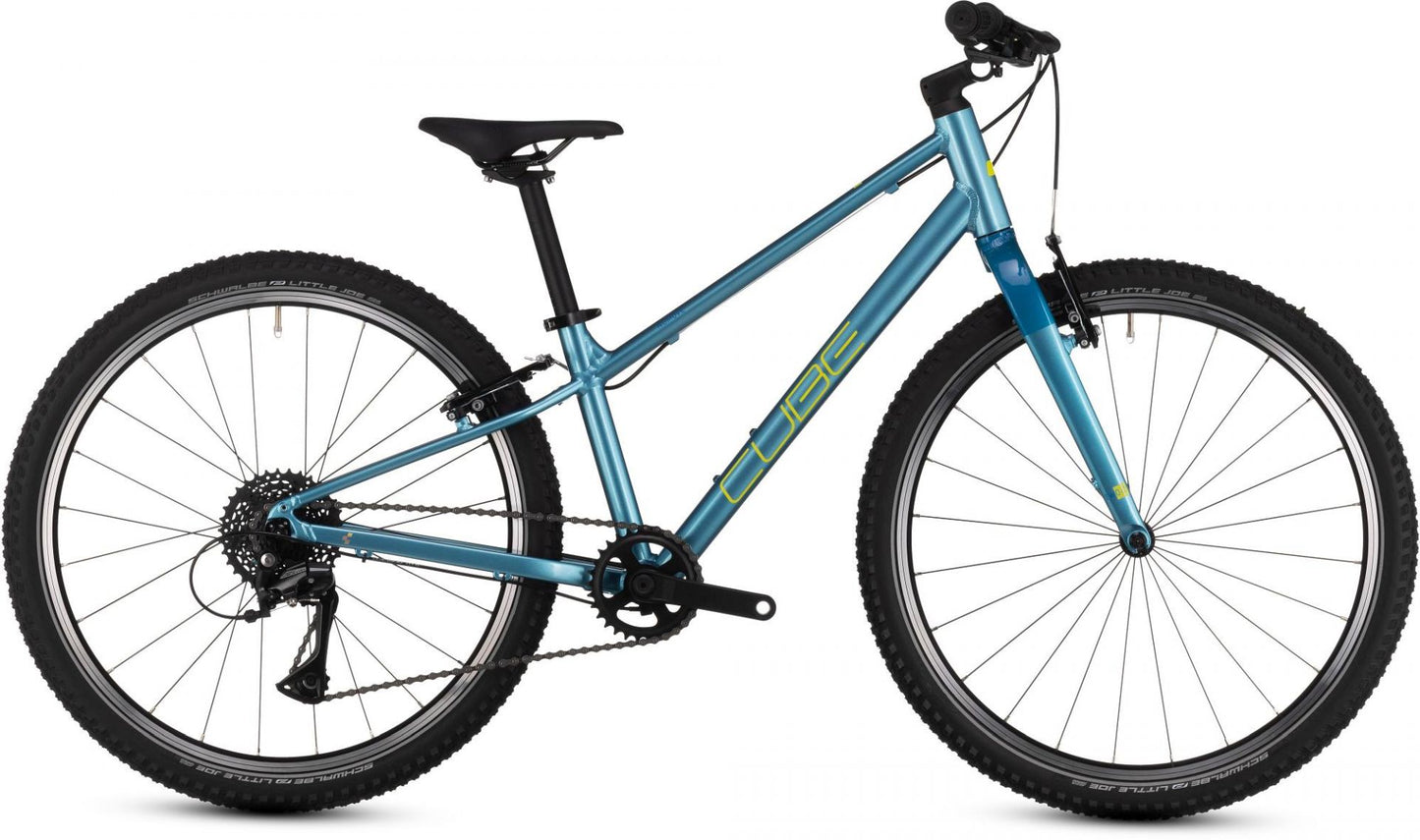 CUBE NUMOVE 240 KID'S MOUNTAIN BIKE 2025 BLUE' N 'LIME