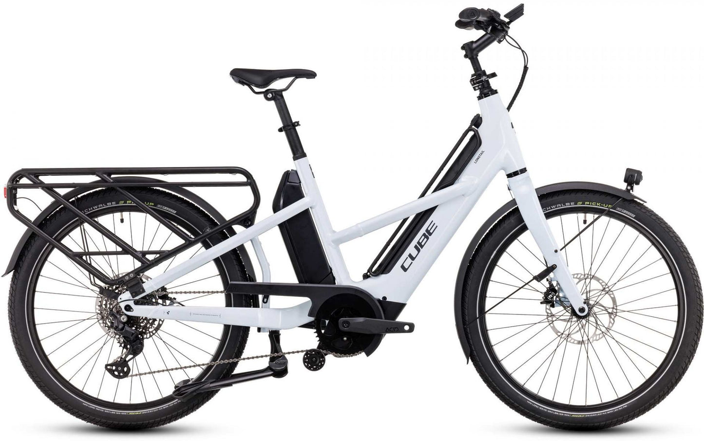 CUBE LONGTAIL SPORT HYBRID 725 URBAN eBIKE 2025 FLASHWHITE' N 'REFLEX