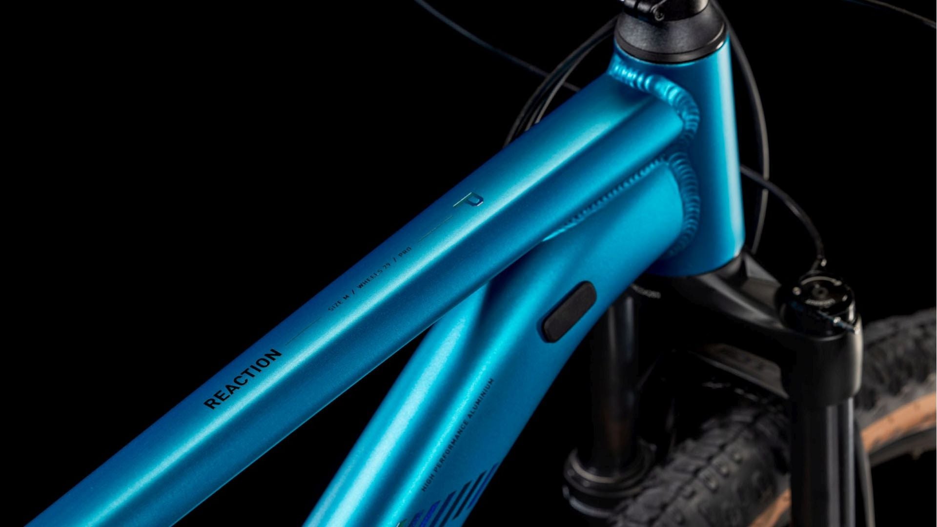 CUBE REACTION PRO HARDTAIL MTB BIKE 2025 METALLICTEAL' N 'HOLO