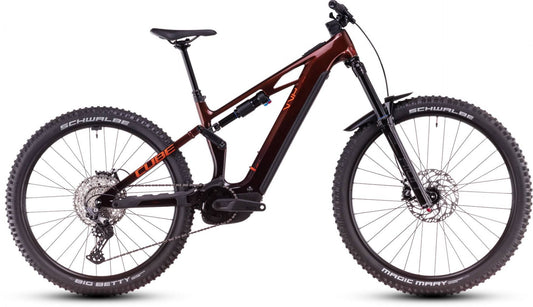 CUBE STEREO HYBRID ONE77 HPC RACE 800 eMTB BIKE 2025 LIQUIDORANGE' N 'ORANGE