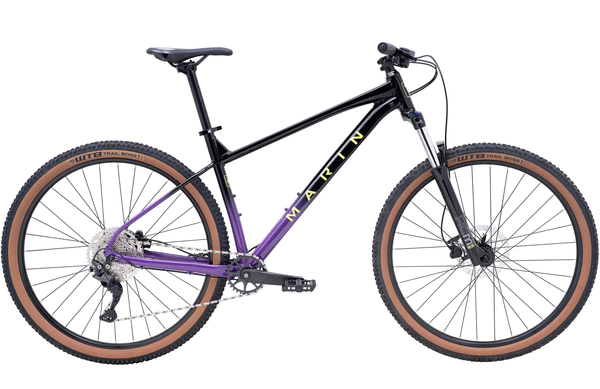 MARIN BOBCAT TRAIL 4 HARDTAIL MTB BIKE 2025 BLACK/PURPLE