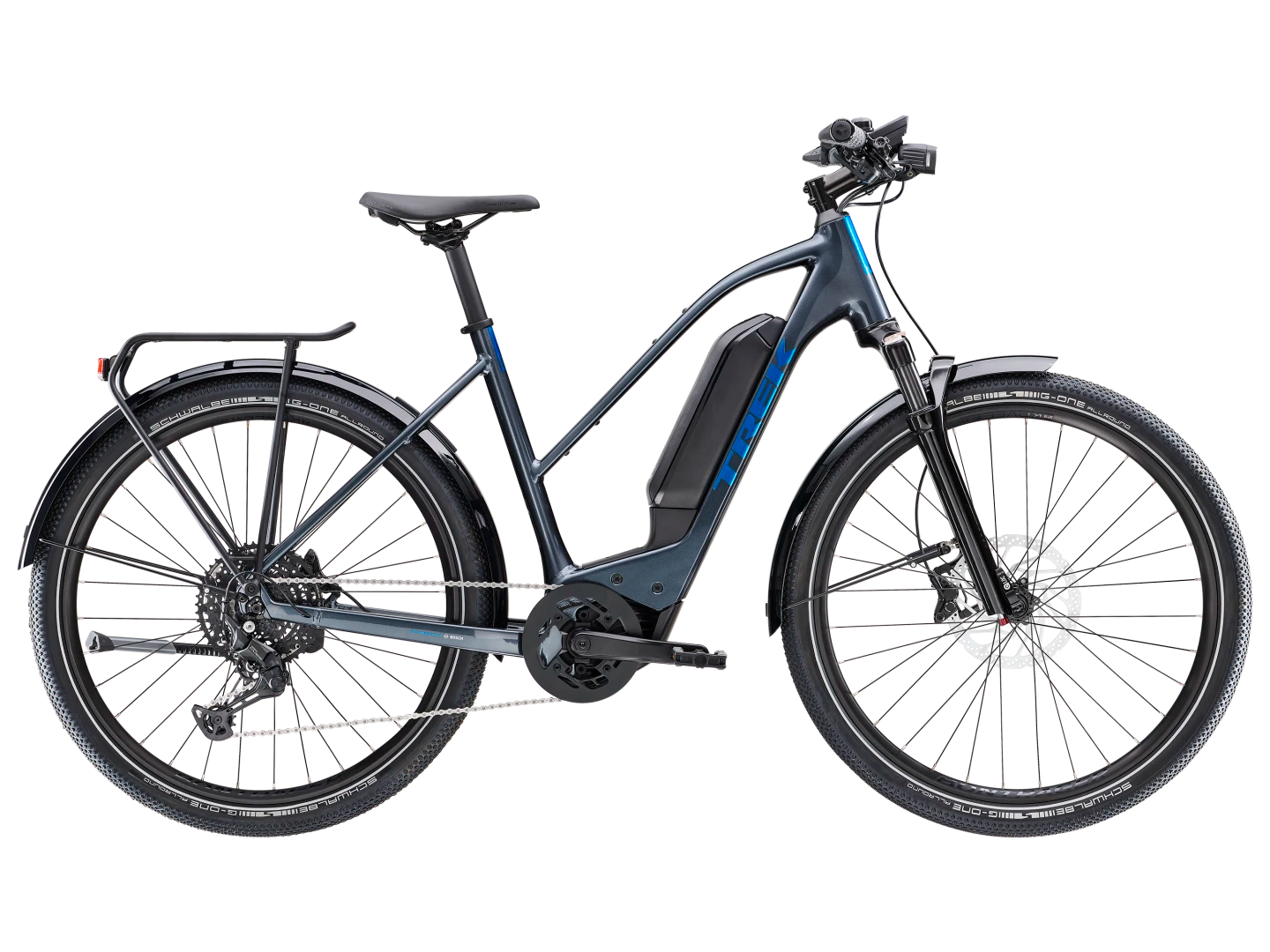 TREK ALLANT+ 6 STAGGER 545WH ELECTRIC HYBRID BIKE 2025 GALACTIC GREY