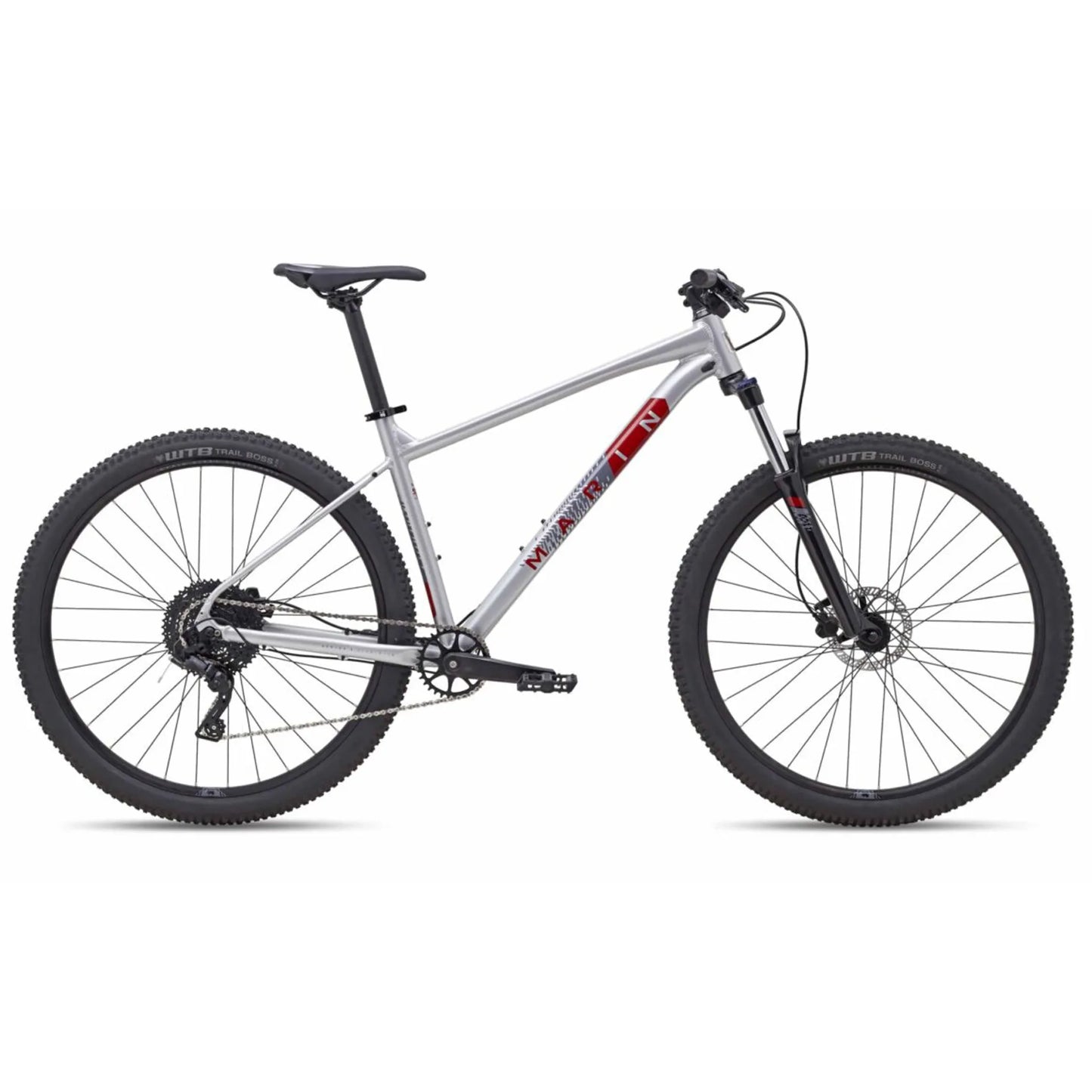 MARIN BOBCAT TRAIL 4 HARDTAIL MTB BIKE 2024 GLOSS SILVER