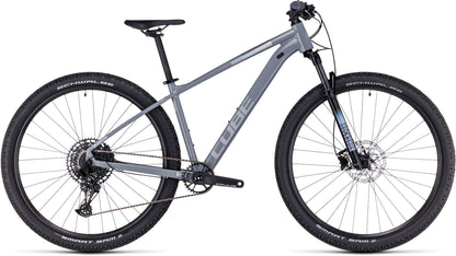 CUBE ACCESS WS SLX WOMEN'S HARDTAIL MTB BIKE 2023 GREY 'N' SILVER