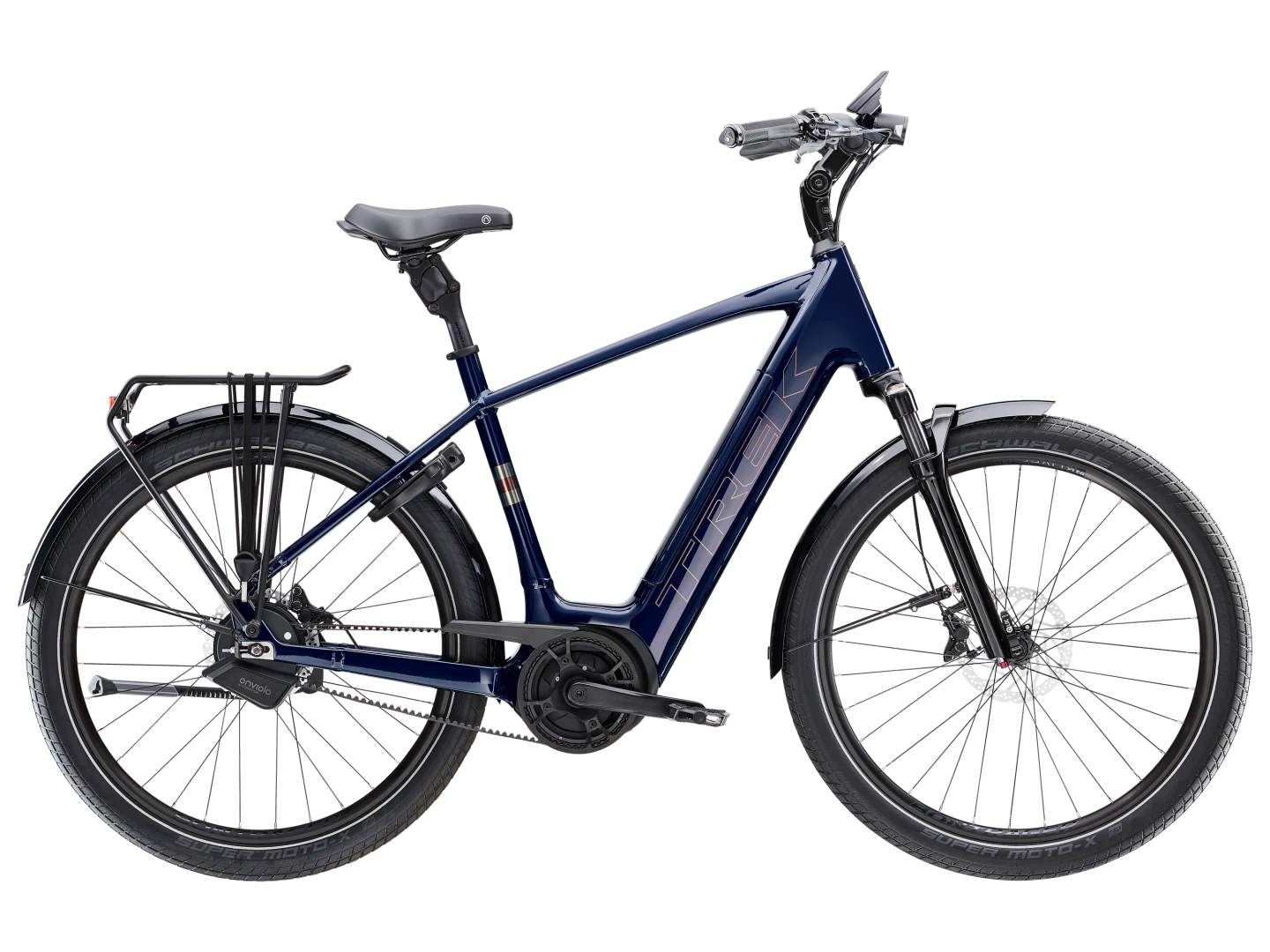 TREK DISTRICT+ 5 800 Wh CITY eBIKE 2025 DEEP DARK BLUE